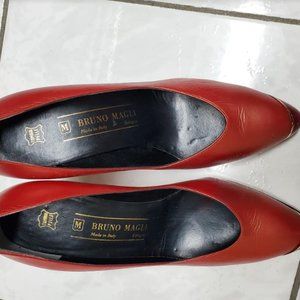 Brand New Red Italian leather shoes